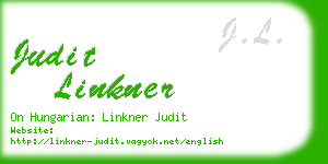 judit linkner business card